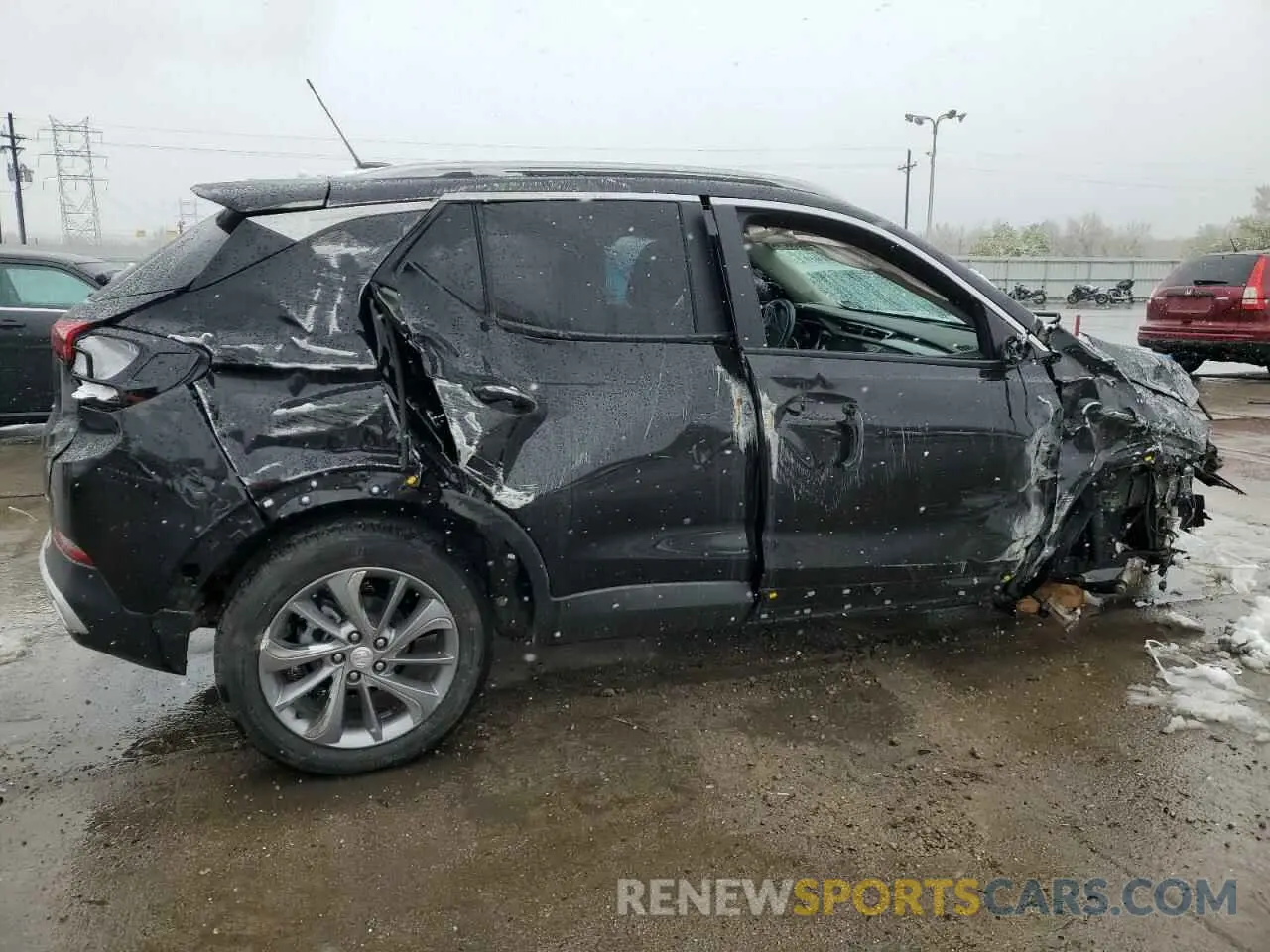 3 fotografías del automóvil dañado KL4MMESL3PB076931 BUICK ENCORE 2023