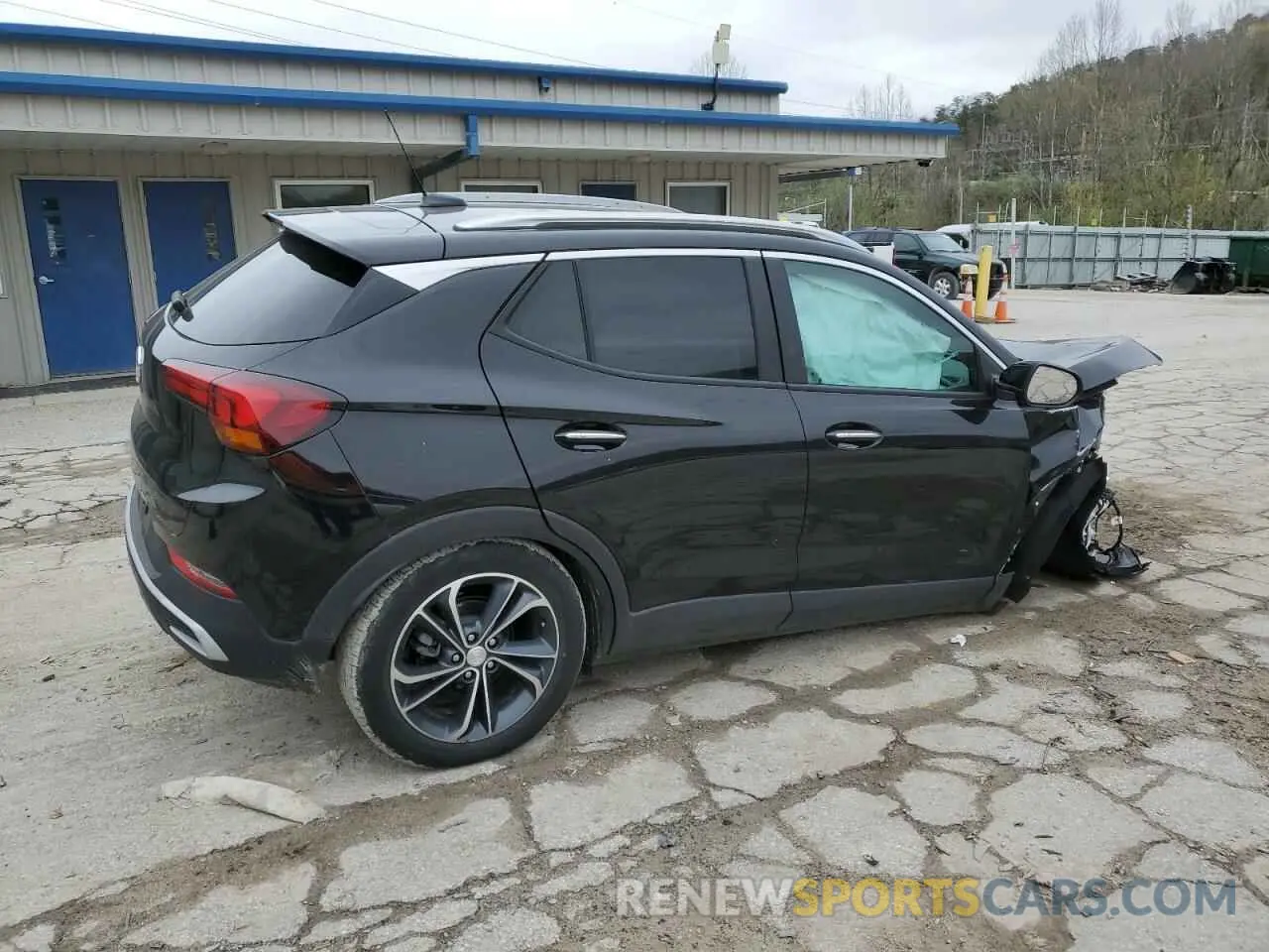3 fotografías del automóvil dañado KL4MMESL7PB044497 BUICK ENCORE 2023