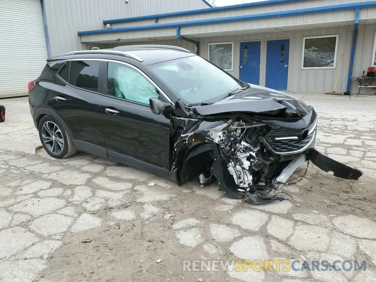 4 fotografías del automóvil dañado KL4MMESL7PB044497 BUICK ENCORE 2023