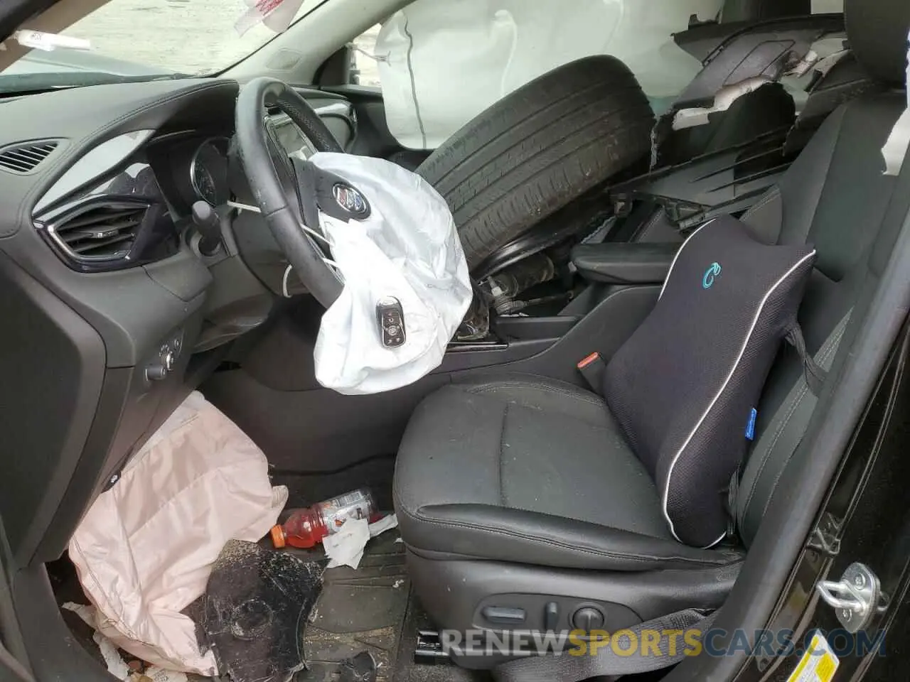 7 fotografías del automóvil dañado KL4MMESL7PB044497 BUICK ENCORE 2023