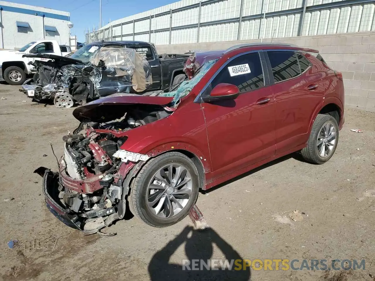 1 fotografías del automóvil dañado KL4MMESL7PB152988 BUICK ENCORE 2023