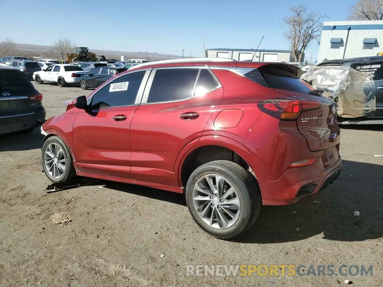 2 fotografías del automóvil dañado KL4MMESL7PB152988 BUICK ENCORE 2023