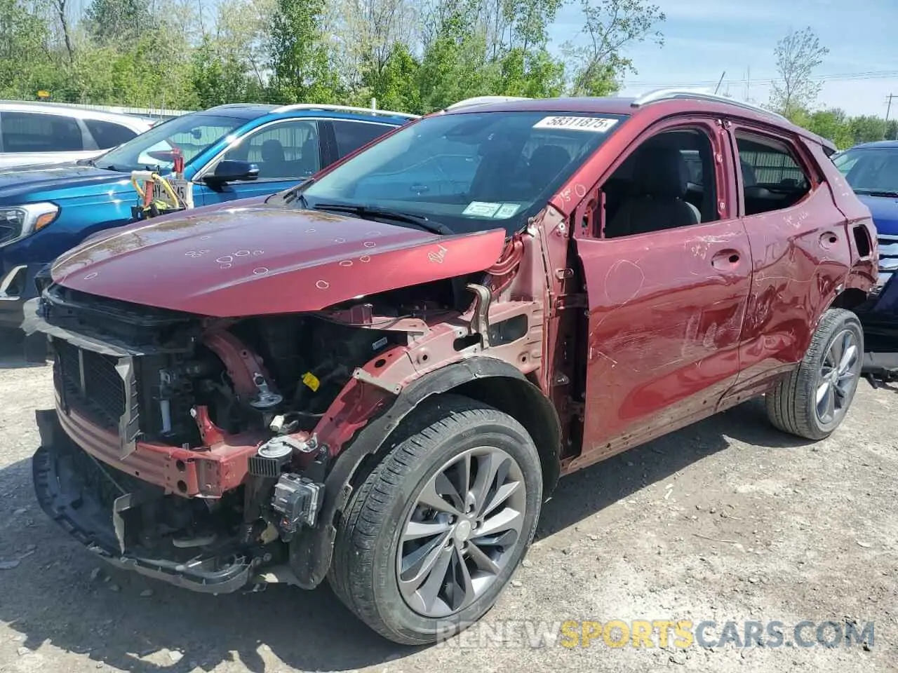 1 fotografías del automóvil dañado KL4MMESL8PB055945 BUICK ENCORE 2023