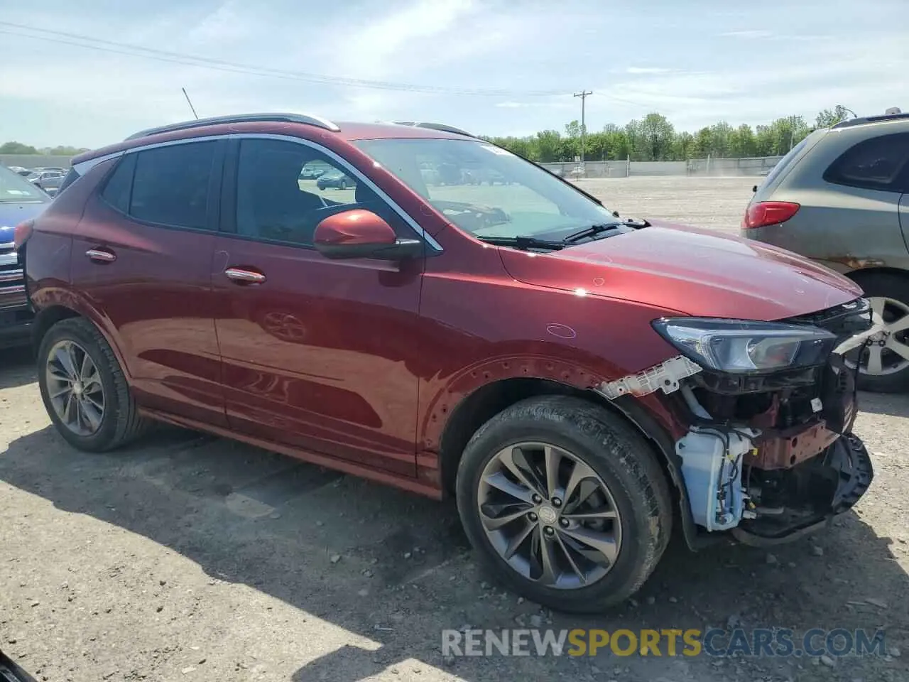 4 fotografías del automóvil dañado KL4MMESL8PB055945 BUICK ENCORE 2023