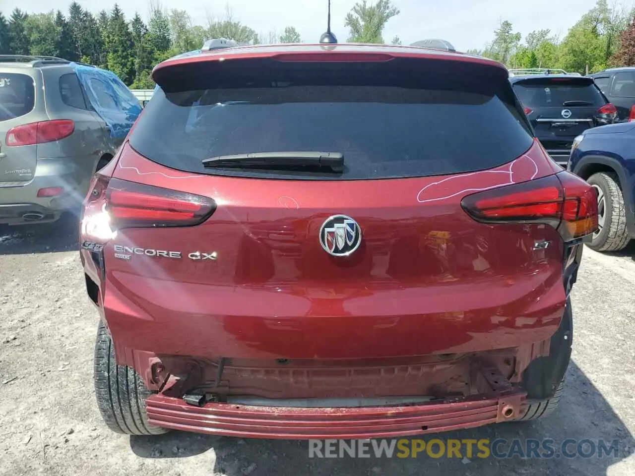 6 fotografías del automóvil dañado KL4MMESL8PB055945 BUICK ENCORE 2023