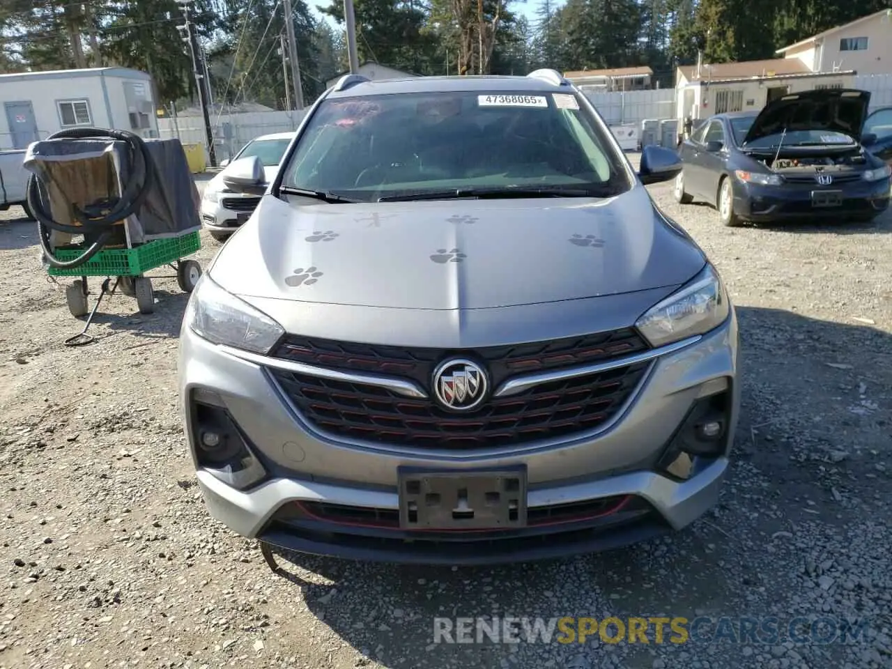 5 fotografías del automóvil dañado KL4MMESL8PB093417 BUICK ENCORE 2023