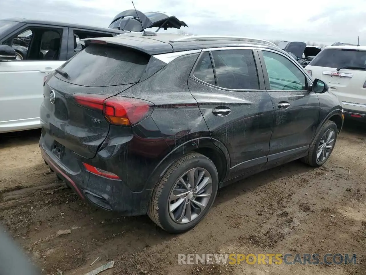 3 fotografías del automóvil dañado KL4MMESLXPB126093 BUICK ENCORE 2023