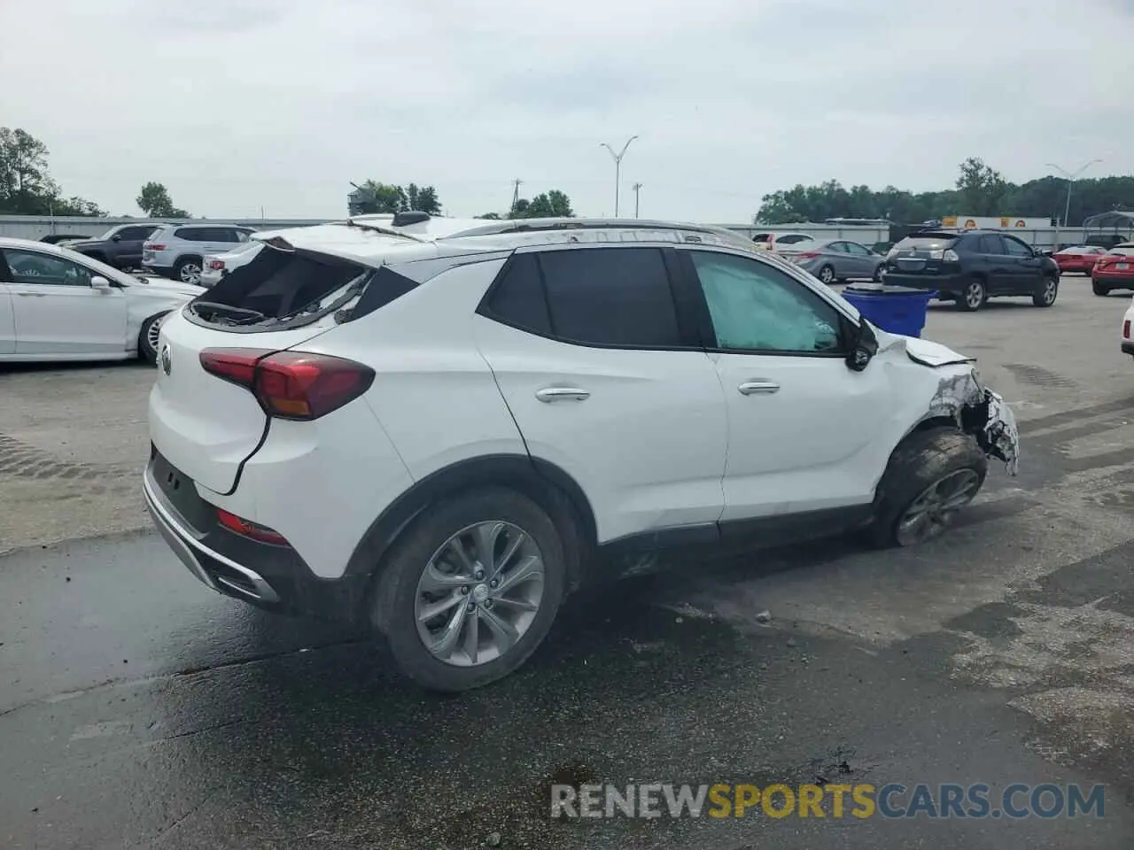 3 fotografías del automóvil dañado KL4MMFSL1PB007368 BUICK ENCORE 2023