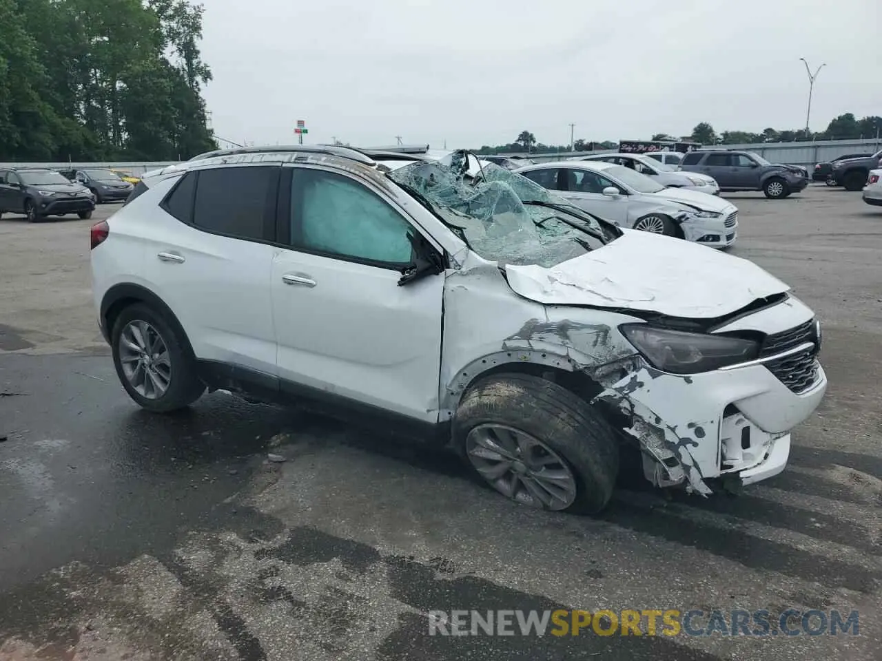 4 fotografías del automóvil dañado KL4MMFSL1PB007368 BUICK ENCORE 2023