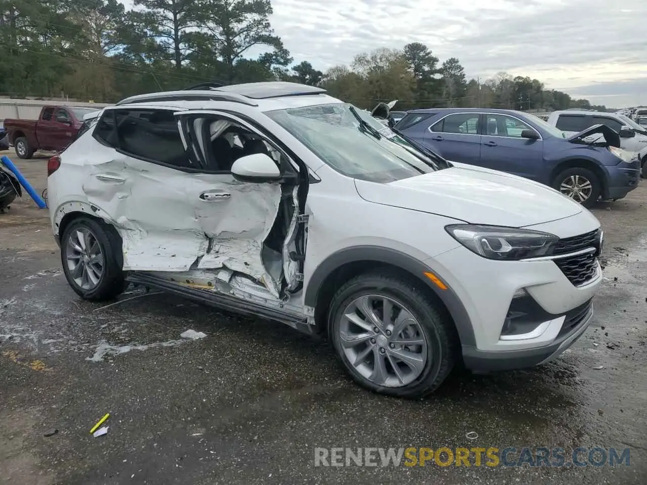 4 fotografías del automóvil dañado KL4MMFSL7PB107636 BUICK ENCORE 2023