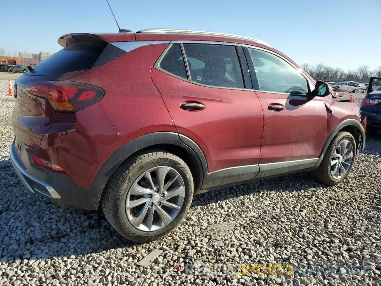 3 fotografías del automóvil dañado KL4MMFSL9PB063106 BUICK ENCORE 2023