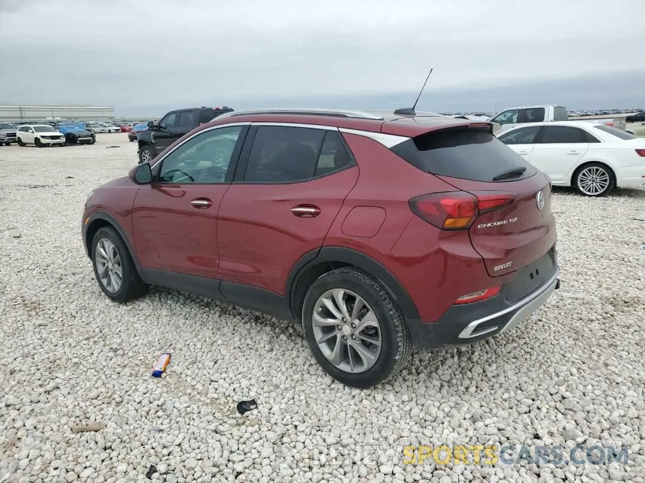 2 fotografías del automóvil dañado KL4MMFSLXPB122423 BUICK ENCORE 2023