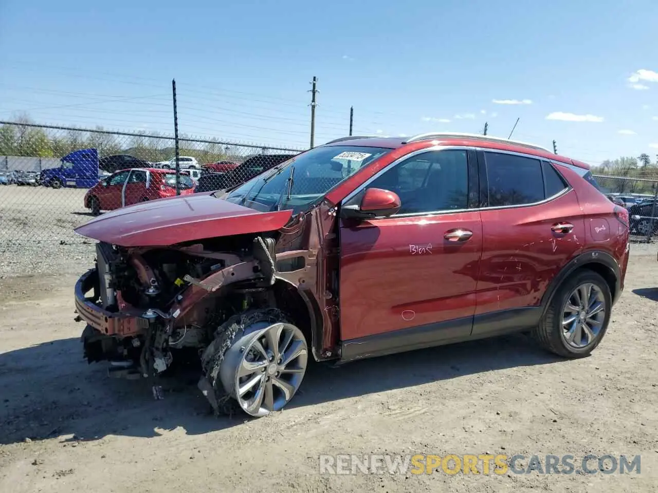 1 fotografías del automóvil dañado KL4MMGSL6PB005198 BUICK ENCORE 2023