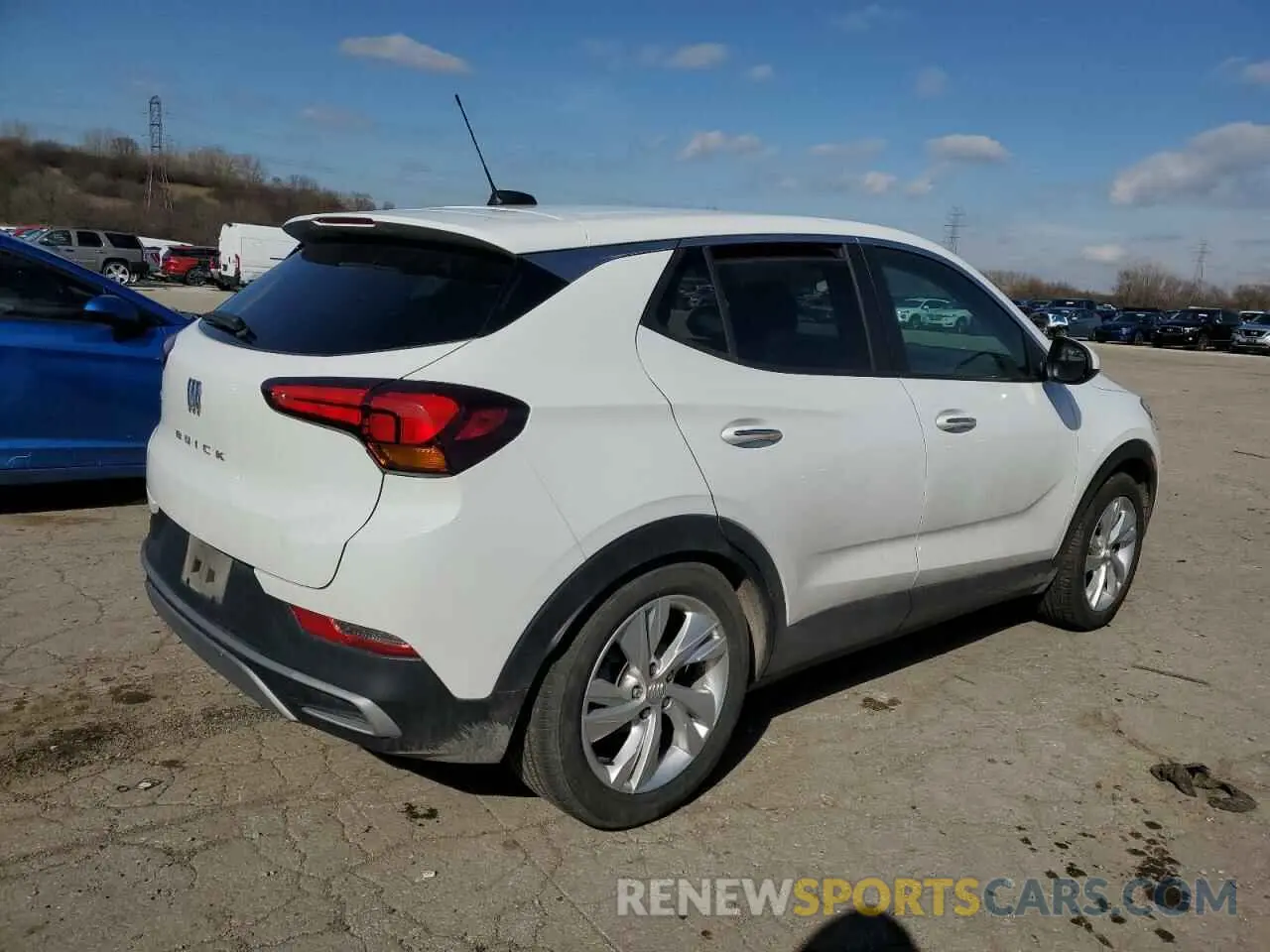 3 fotografías del automóvil dañado KL4AMBS20RB071973 BUICK ENCORE 2024