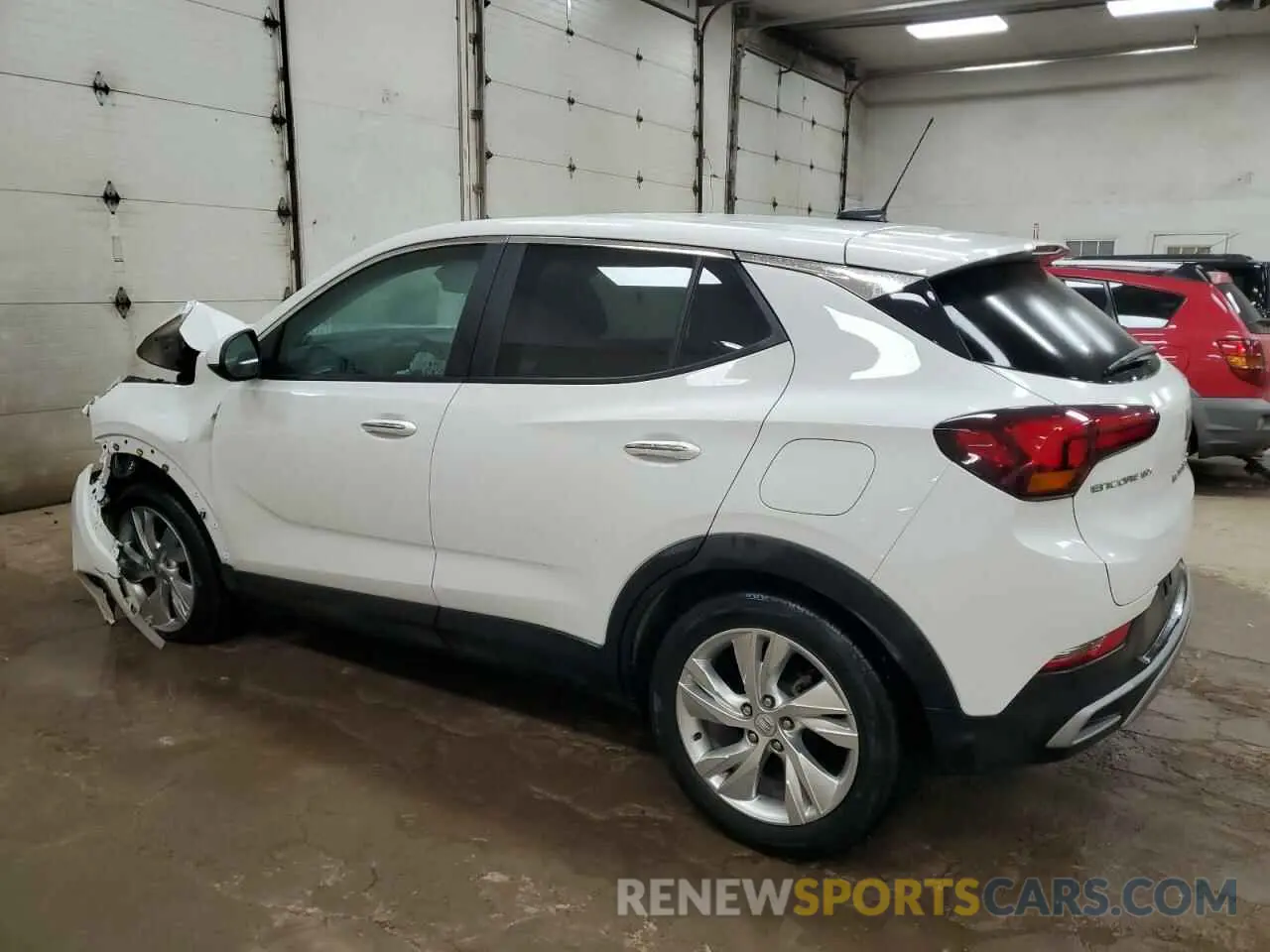 2 fotografías del automóvil dañado KL4AMBS21RB042286 BUICK ENCORE 2024