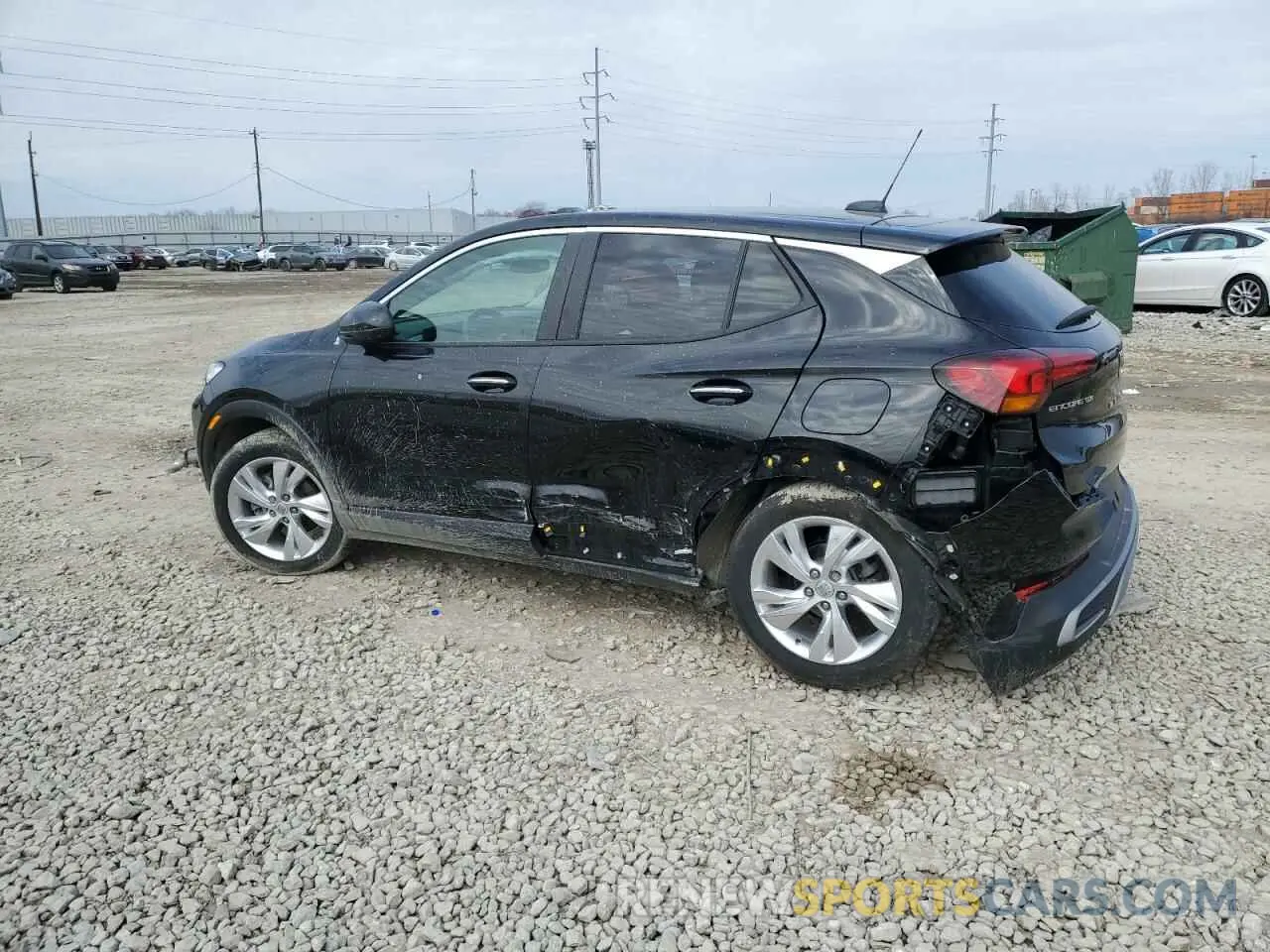 2 fotografías del automóvil dañado KL4AMBS22RB003965 BUICK ENCORE 2024