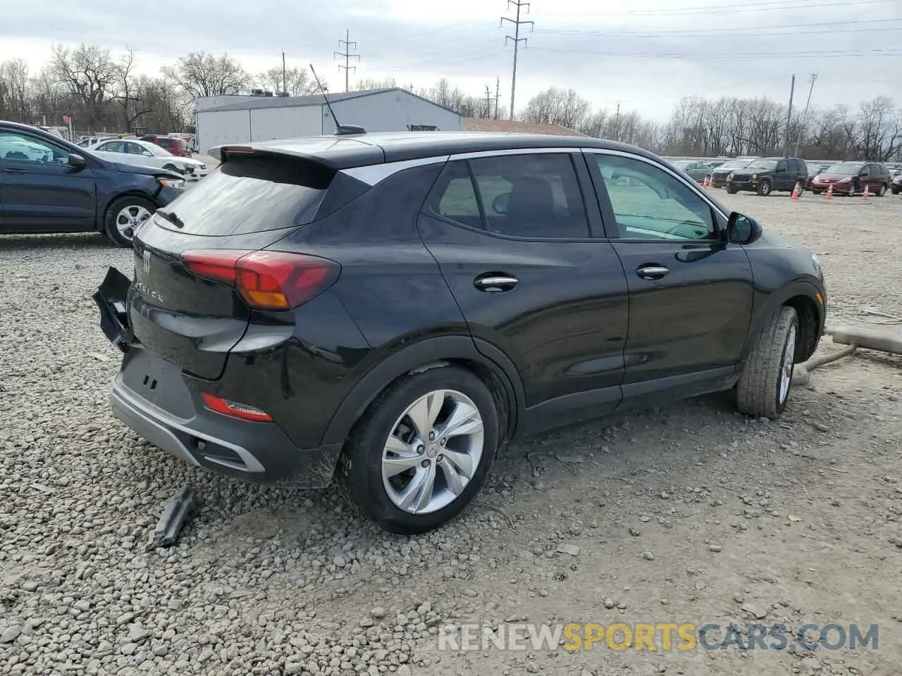 3 fotografías del automóvil dañado KL4AMBS22RB003965 BUICK ENCORE 2024