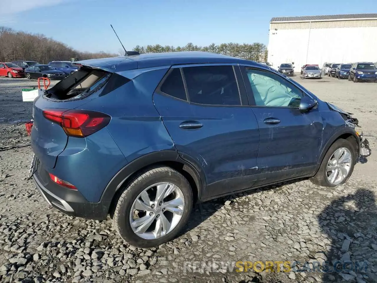 3 fotografías del automóvil dañado KL4AMBS24RB021321 BUICK ENCORE 2024