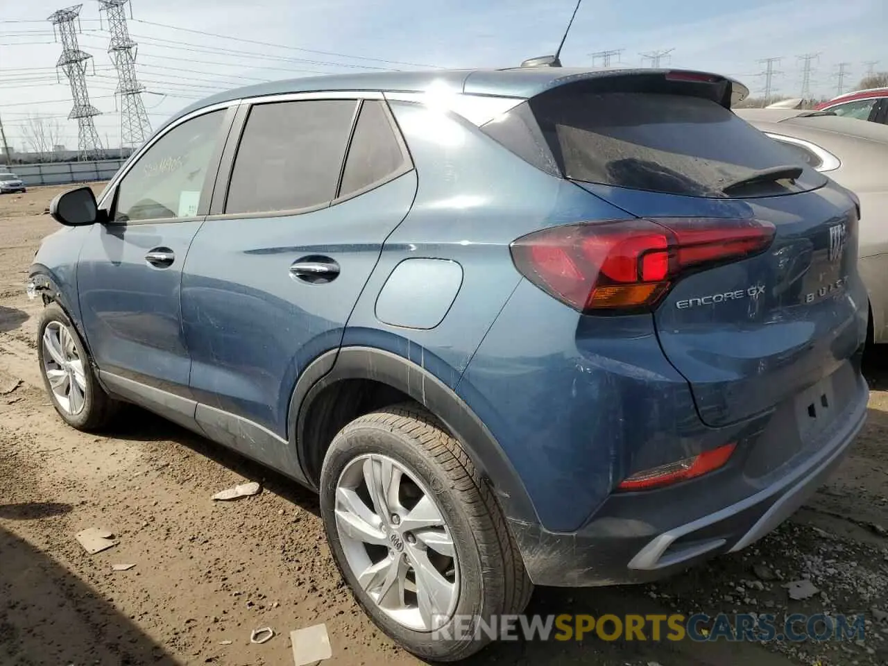 2 fotografías del automóvil dañado KL4AMBS25RB055610 BUICK ENCORE 2024
