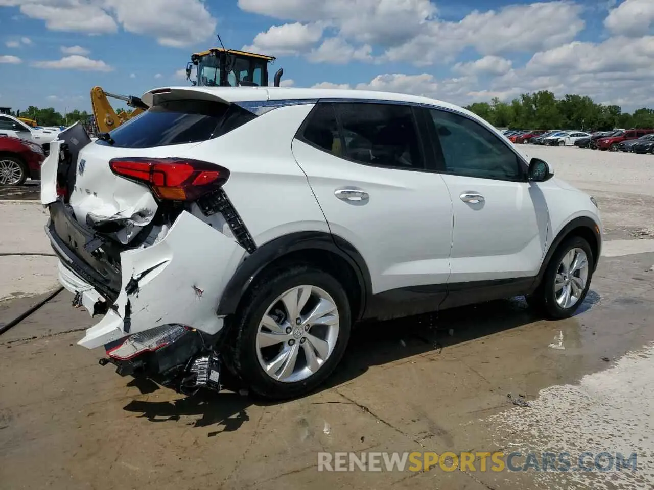 3 fotografías del automóvil dañado KL4AMBS25RB122402 BUICK ENCORE 2024