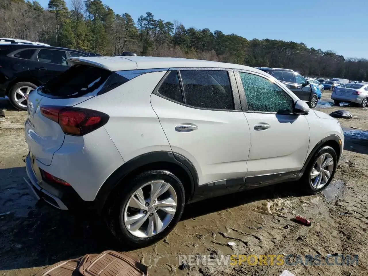 3 fotografías del automóvil dañado KL4AMBS25RB151804 BUICK ENCORE 2024