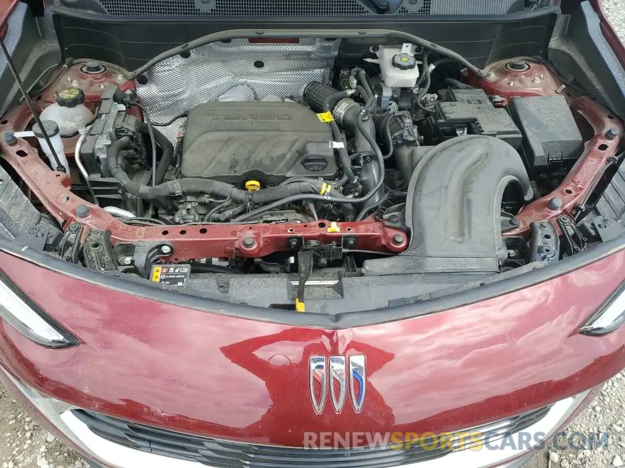 12 fotografías del automóvil dañado KL4AMBS26RB088650 BUICK ENCORE 2024