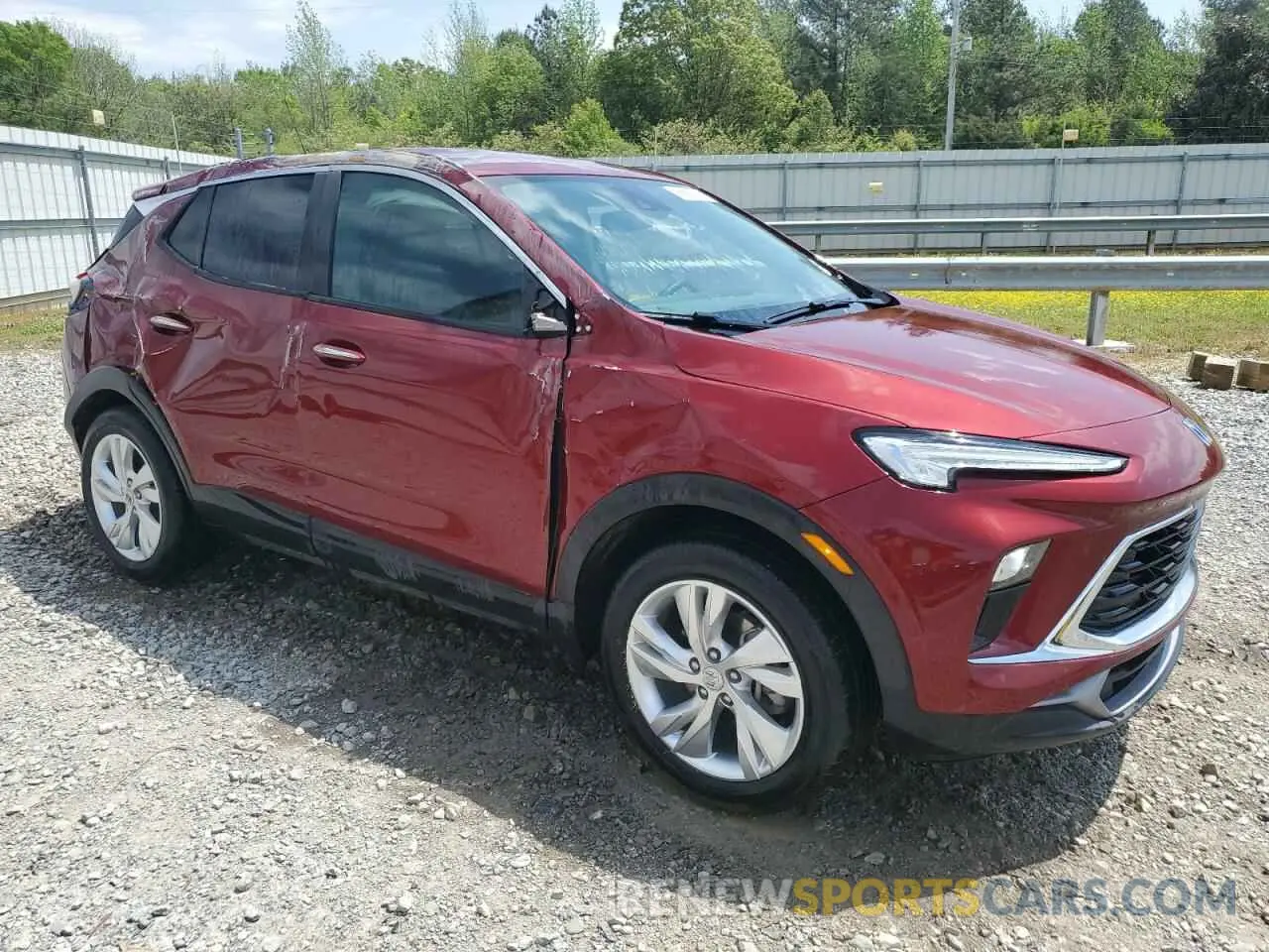 4 fotografías del automóvil dañado KL4AMBS26RB088650 BUICK ENCORE 2024