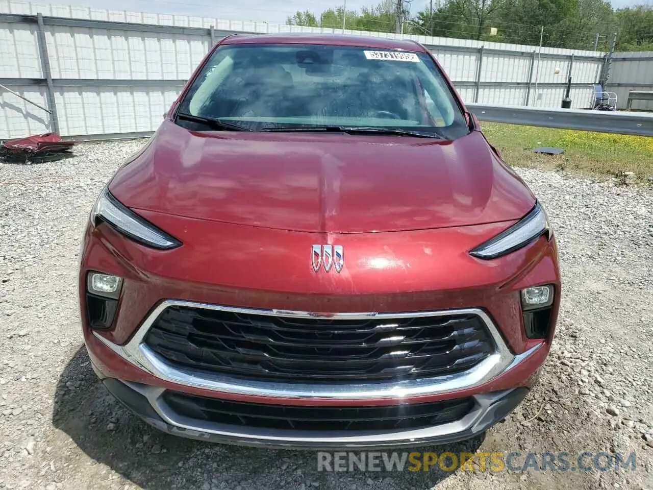 5 fotografías del automóvil dañado KL4AMBS26RB088650 BUICK ENCORE 2024