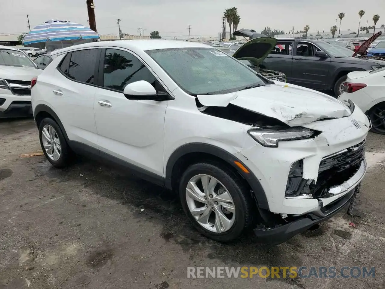 4 fotografías del automóvil dañado KL4AMBS26RB147065 BUICK ENCORE 2024