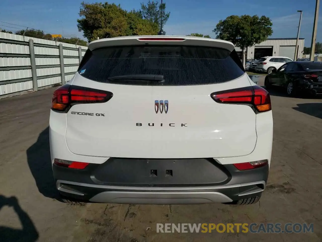6 fotografías del automóvil dañado KL4AMBS26RB173195 BUICK ENCORE 2024
