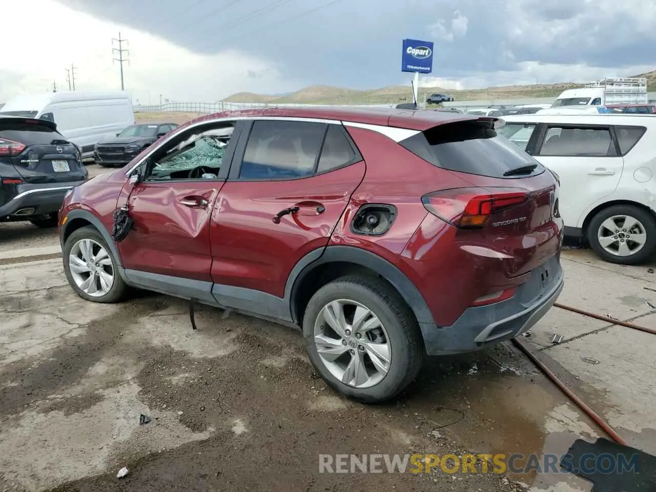 2 fotografías del automóvil dañado KL4AMBS28RB068786 BUICK ENCORE 2024