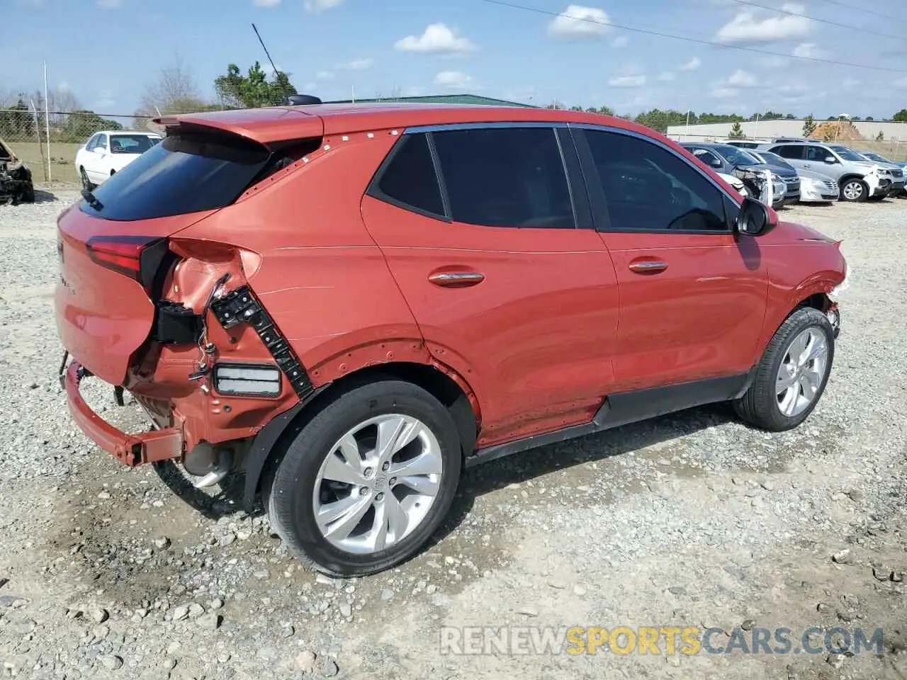 3 fotografías del automóvil dañado KL4AMBSL1RB029028 BUICK ENCORE 2024