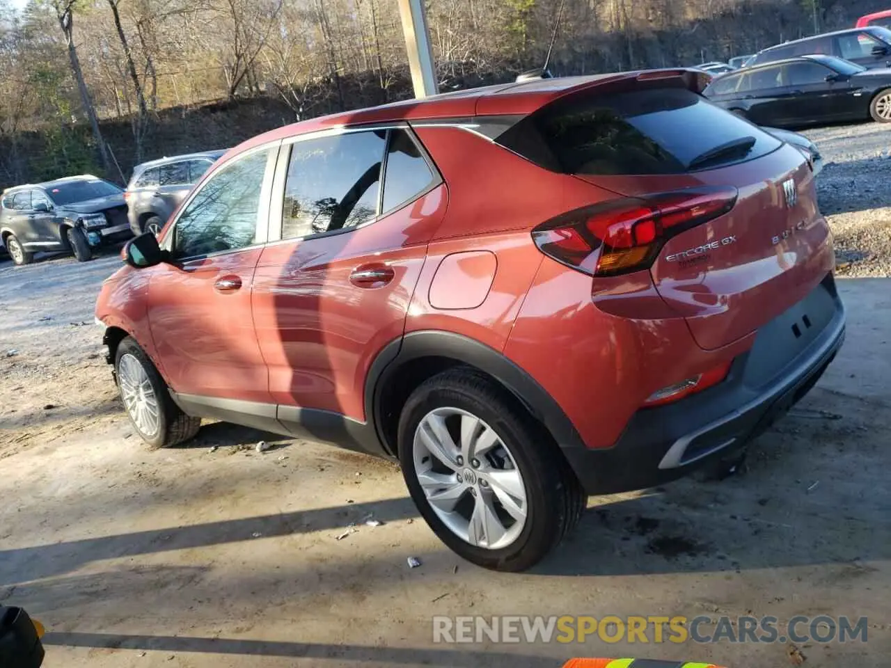 2 fotografías del automóvil dañado KL4AMBSL1RB182170 BUICK ENCORE 2024