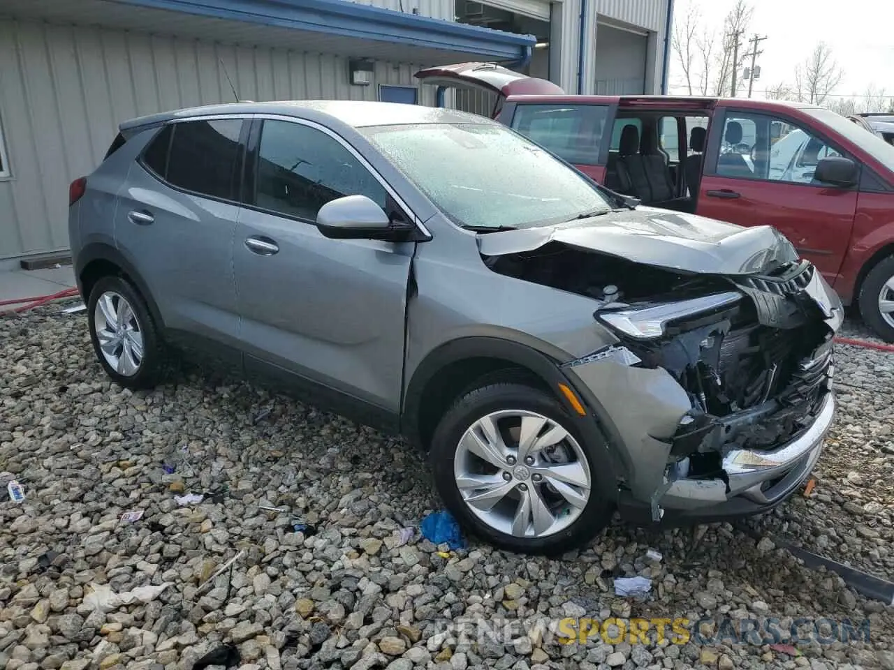 4 fotografías del automóvil dañado KL4AMBSL6RB194721 BUICK ENCORE 2024