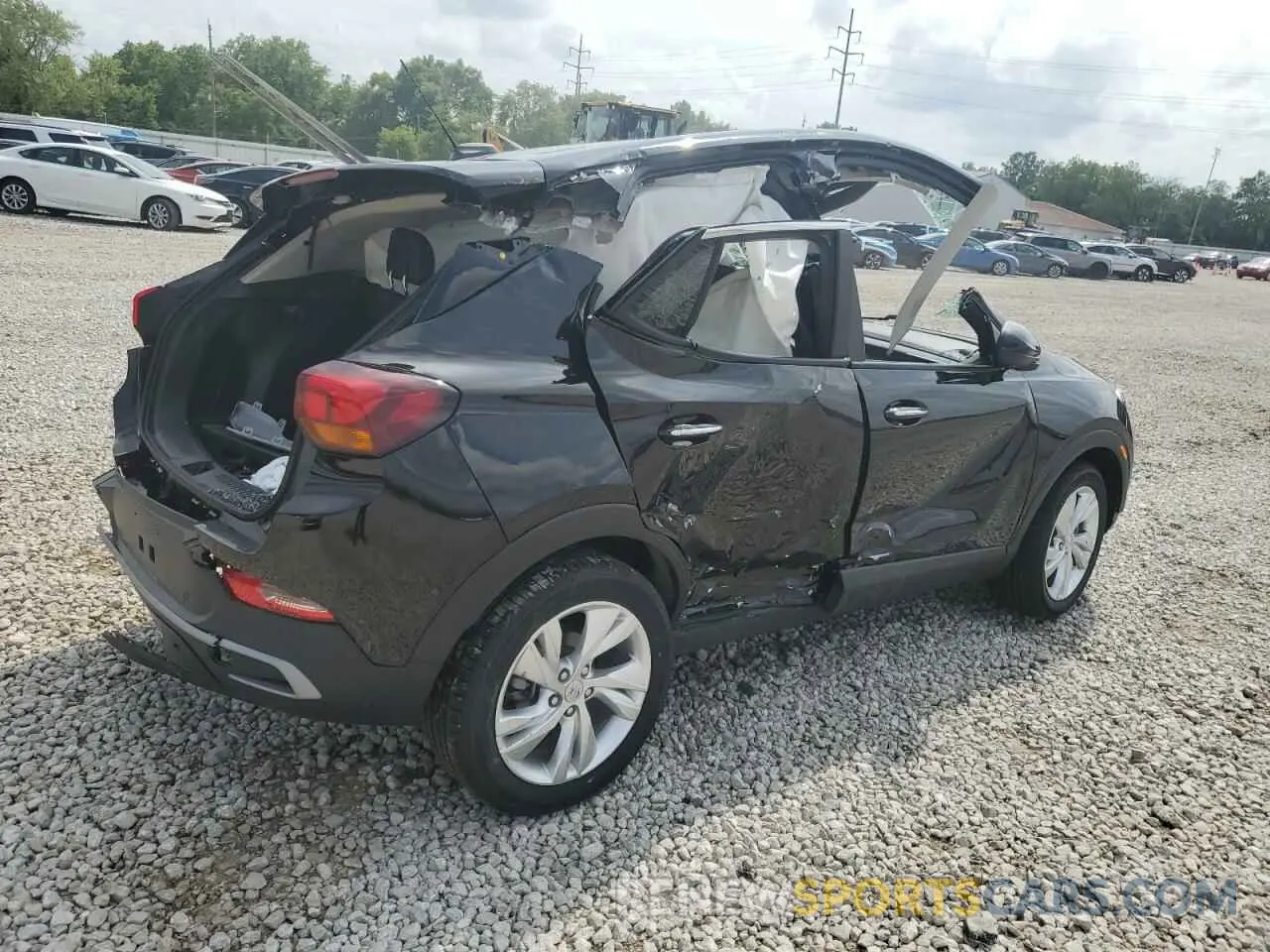 3 fotografías del automóvil dañado KL4AMBSL7RB158875 BUICK ENCORE 2024