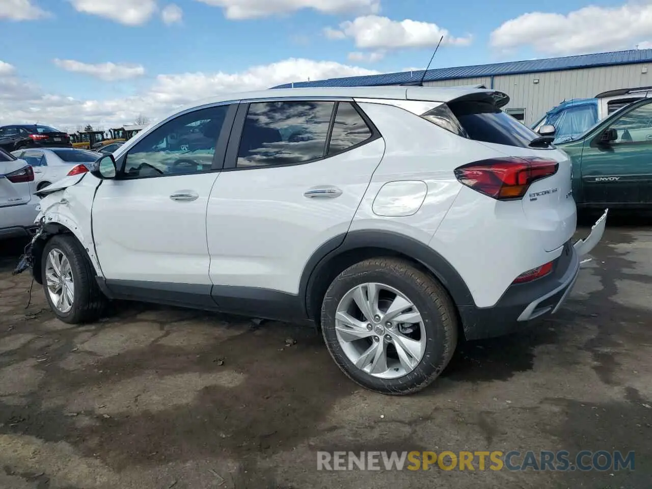 2 fotografías del automóvil dañado KL4AMCSL6RB134878 BUICK ENCORE 2024