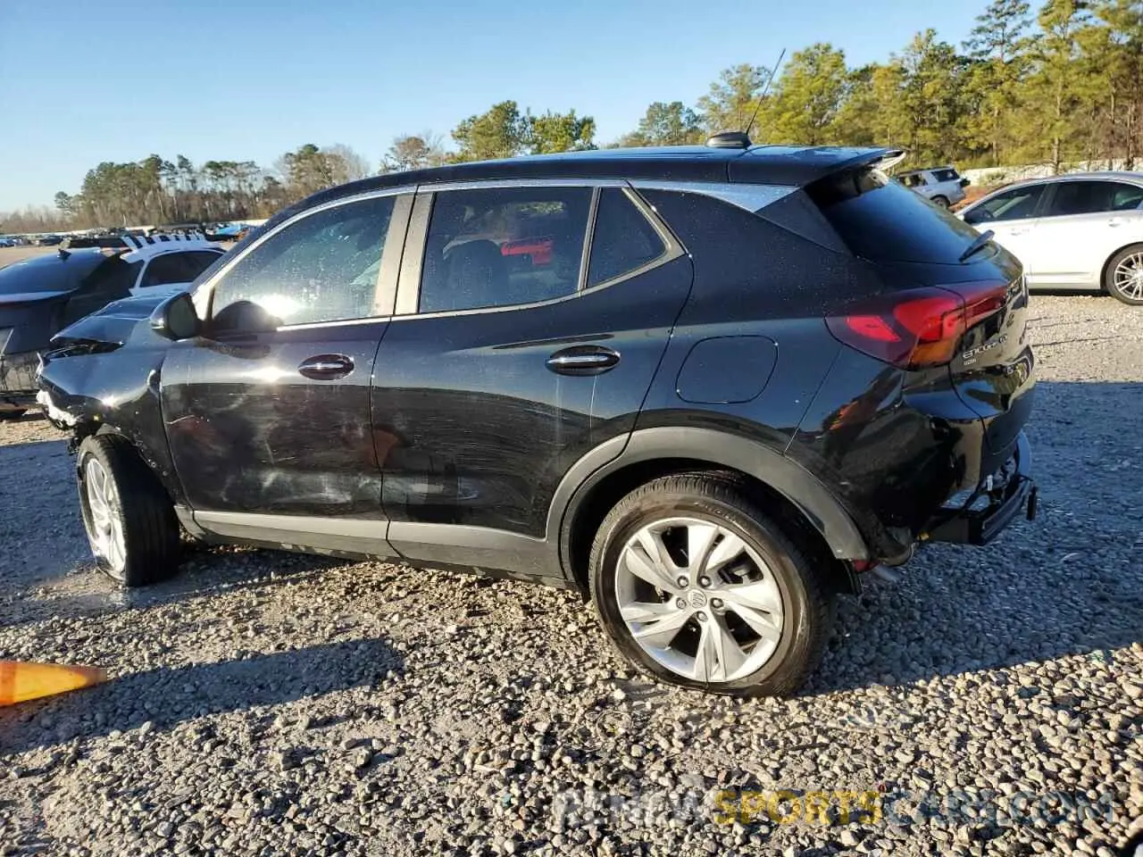 2 fotografías del automóvil dañado KL4AMCSL7RB216831 BUICK ENCORE 2024