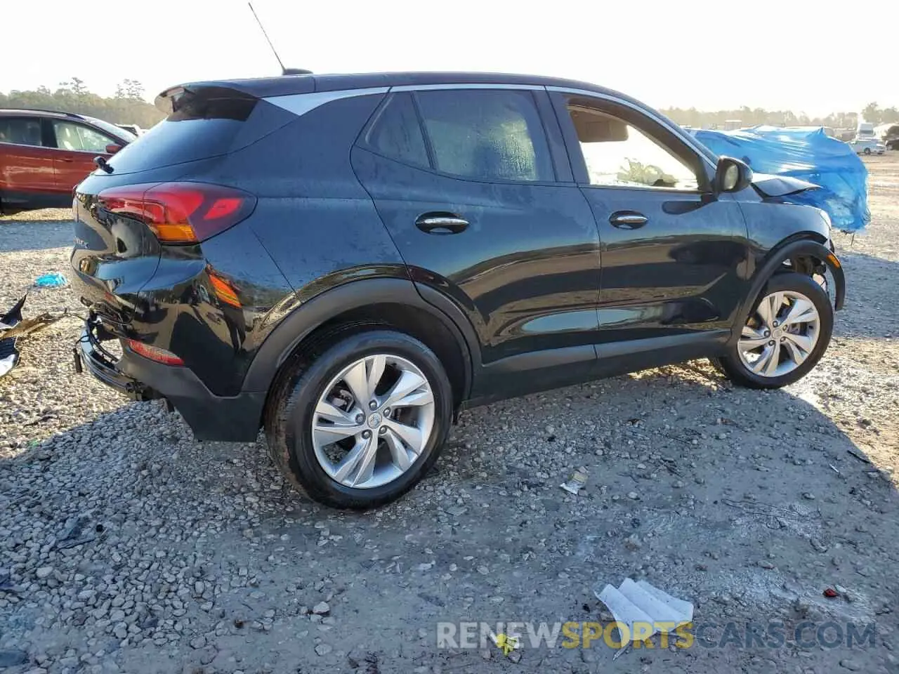 3 fotografías del automóvil dañado KL4AMCSL7RB216831 BUICK ENCORE 2024