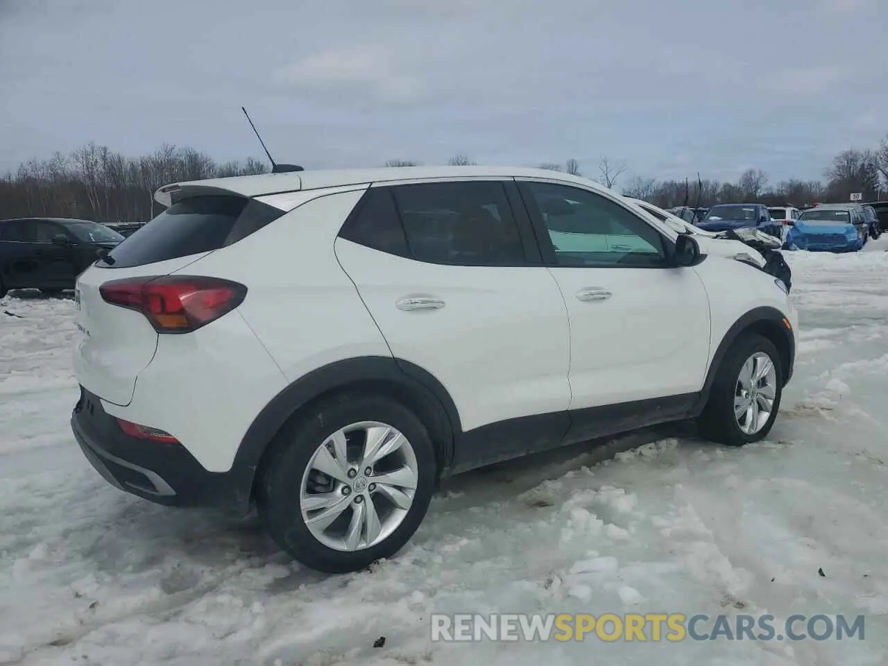 3 fotografías del automóvil dañado KL4AMCSL8RB093976 BUICK ENCORE 2024