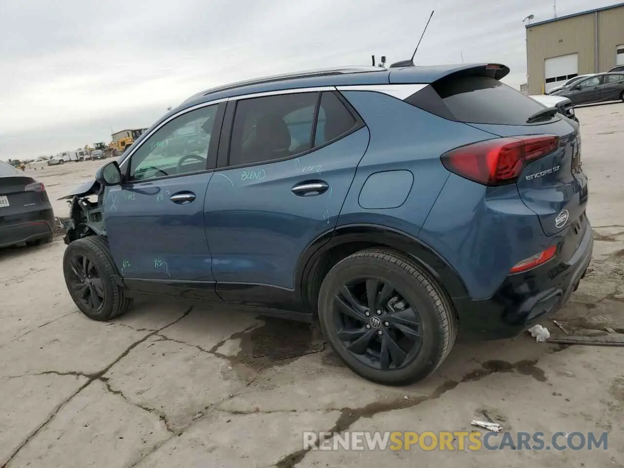 2 fotografías del automóvil dañado KL4AMDSL1RB009342 BUICK ENCORE 2024