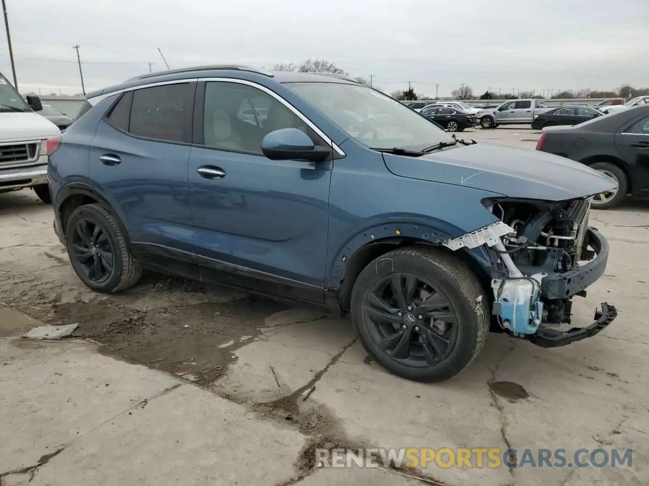 4 fotografías del automóvil dañado KL4AMDSL1RB009342 BUICK ENCORE 2024