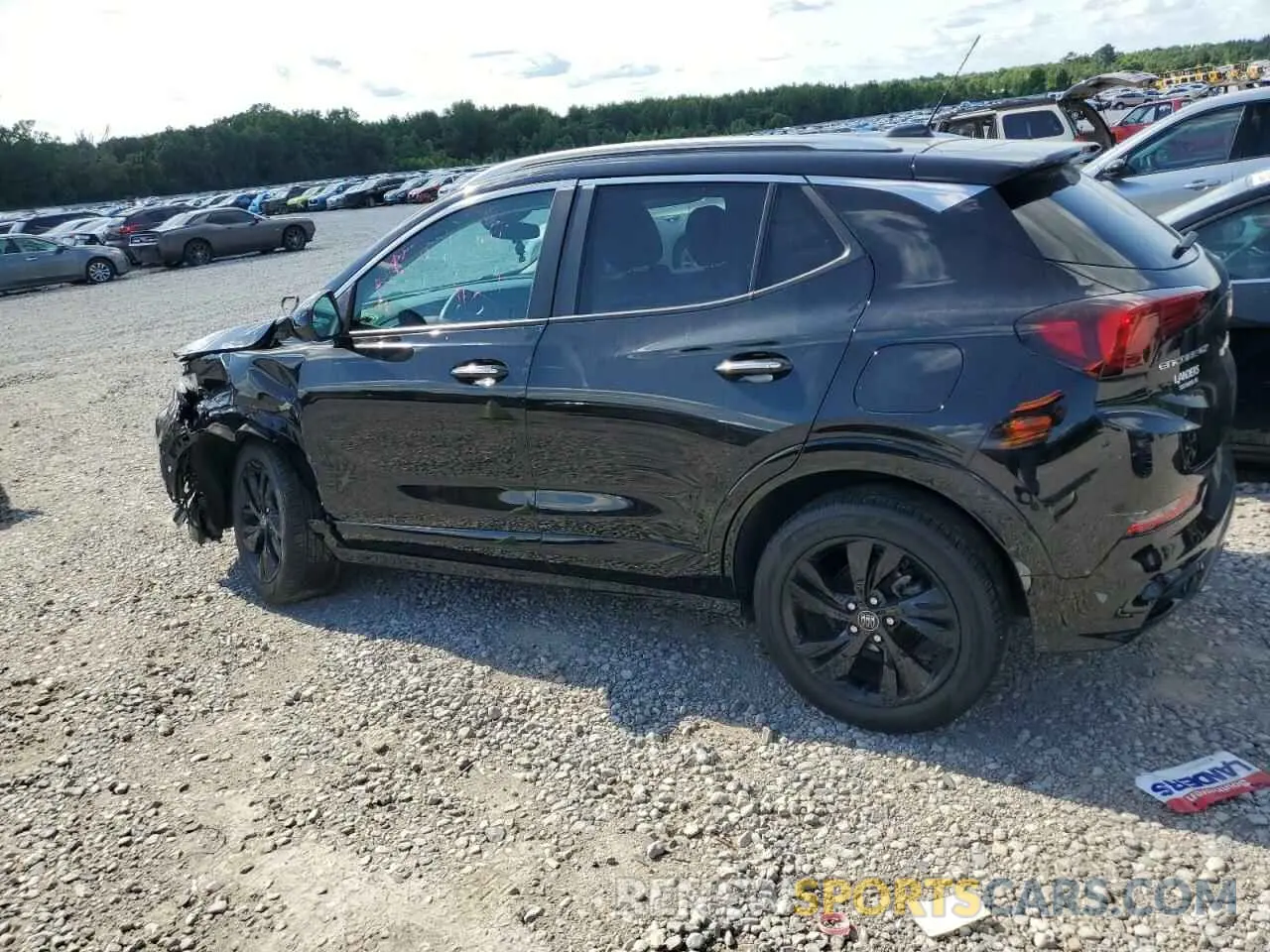 2 fotografías del automóvil dañado KL4AMDSL2RB003887 BUICK ENCORE 2024