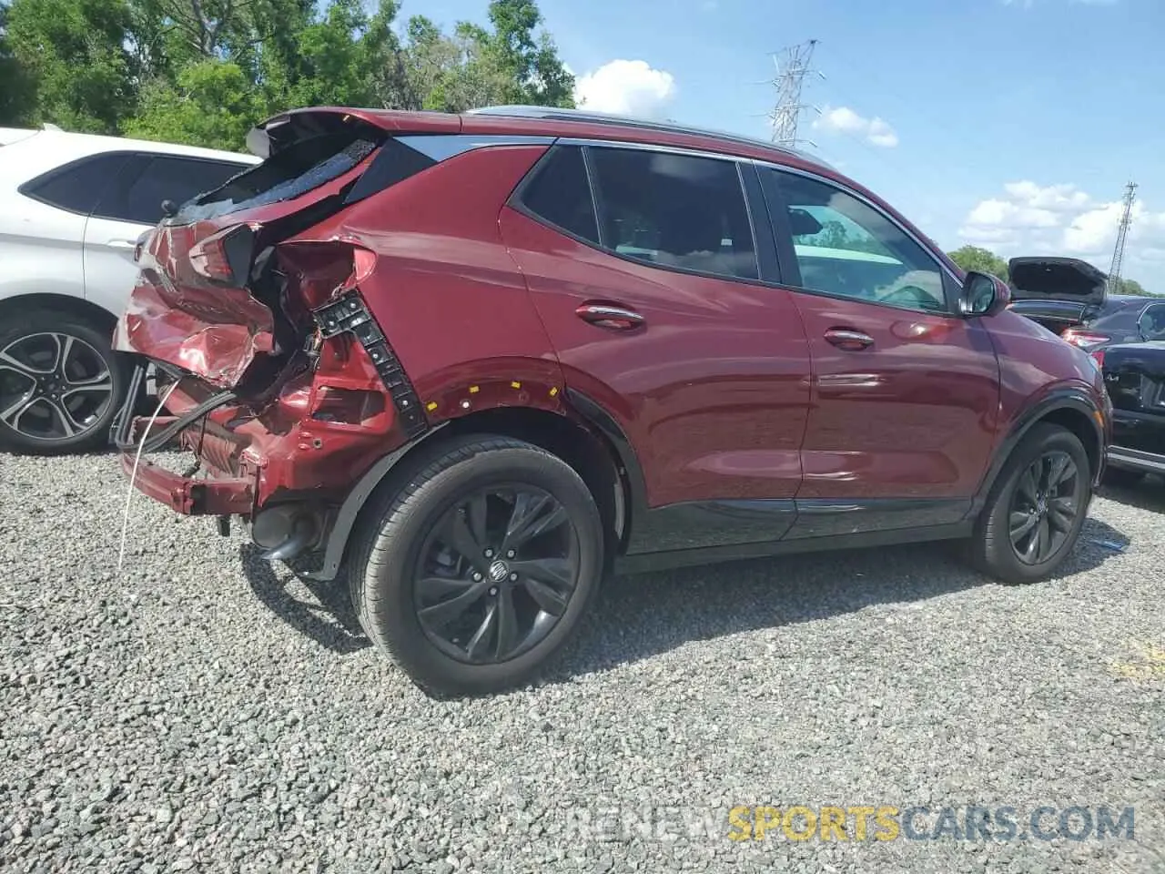 3 fotografías del automóvil dañado KL4AMDSL2RB208786 BUICK ENCORE 2024