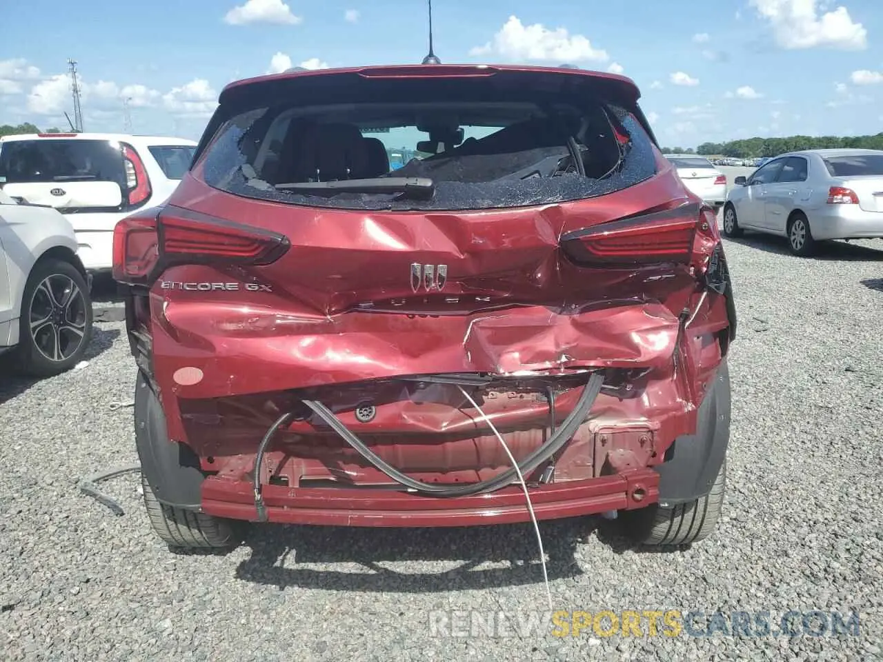 6 fotografías del automóvil dañado KL4AMDSL2RB208786 BUICK ENCORE 2024