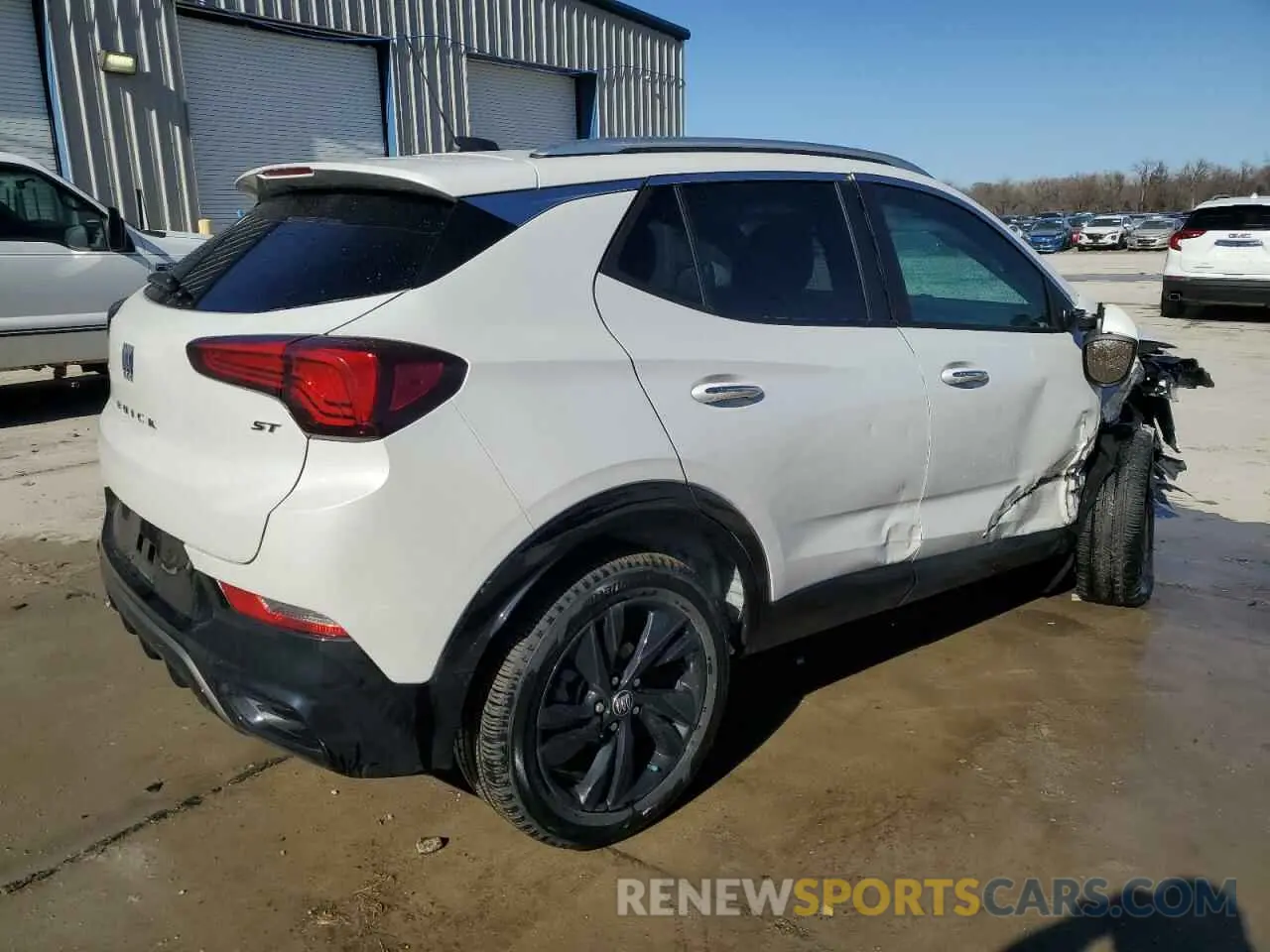 3 fotografías del automóvil dañado KL4AMDSL3RB086553 BUICK ENCORE 2024