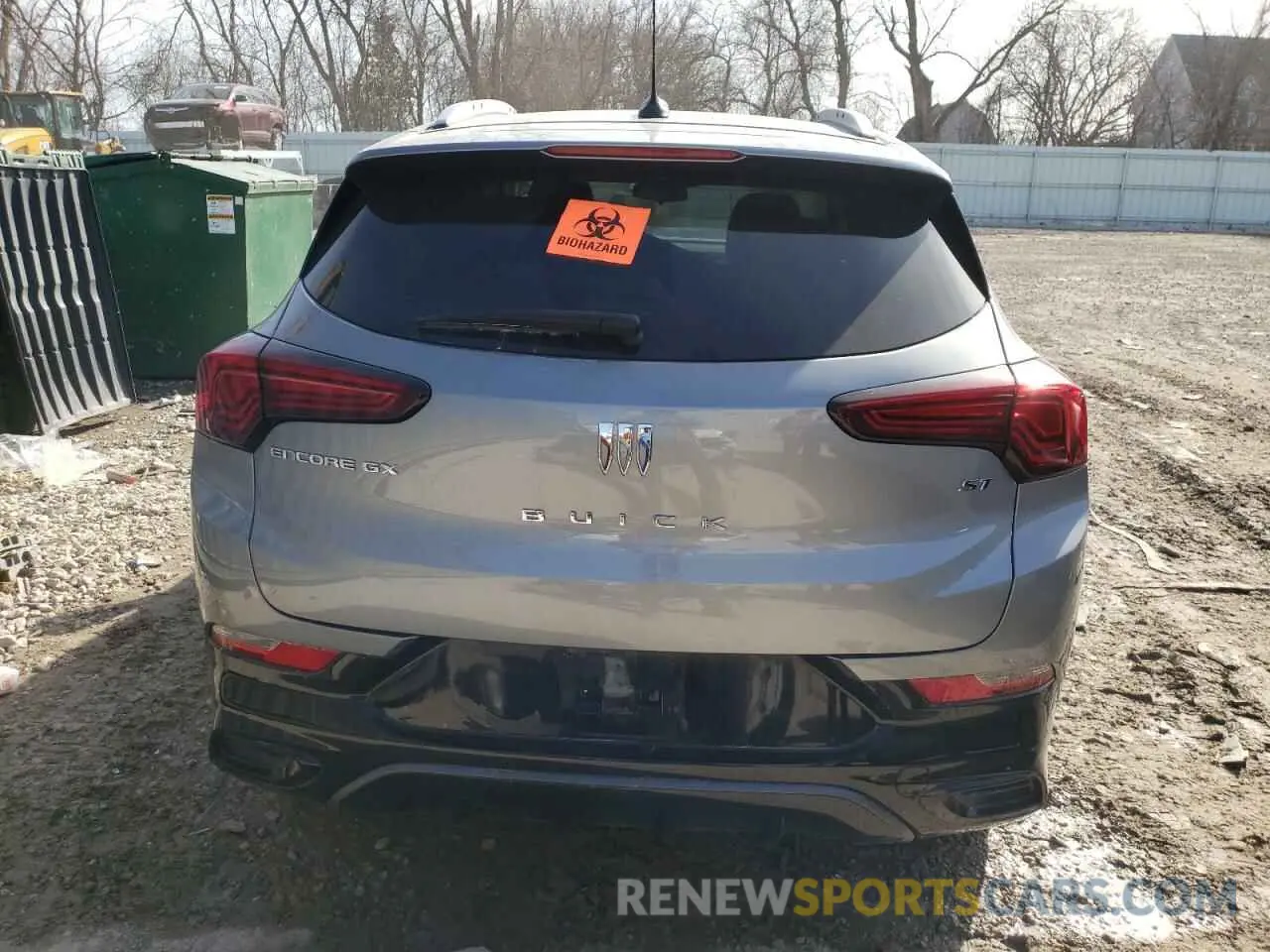 6 fotografías del automóvil dañado KL4AMDSL4RB090501 BUICK ENCORE 2024