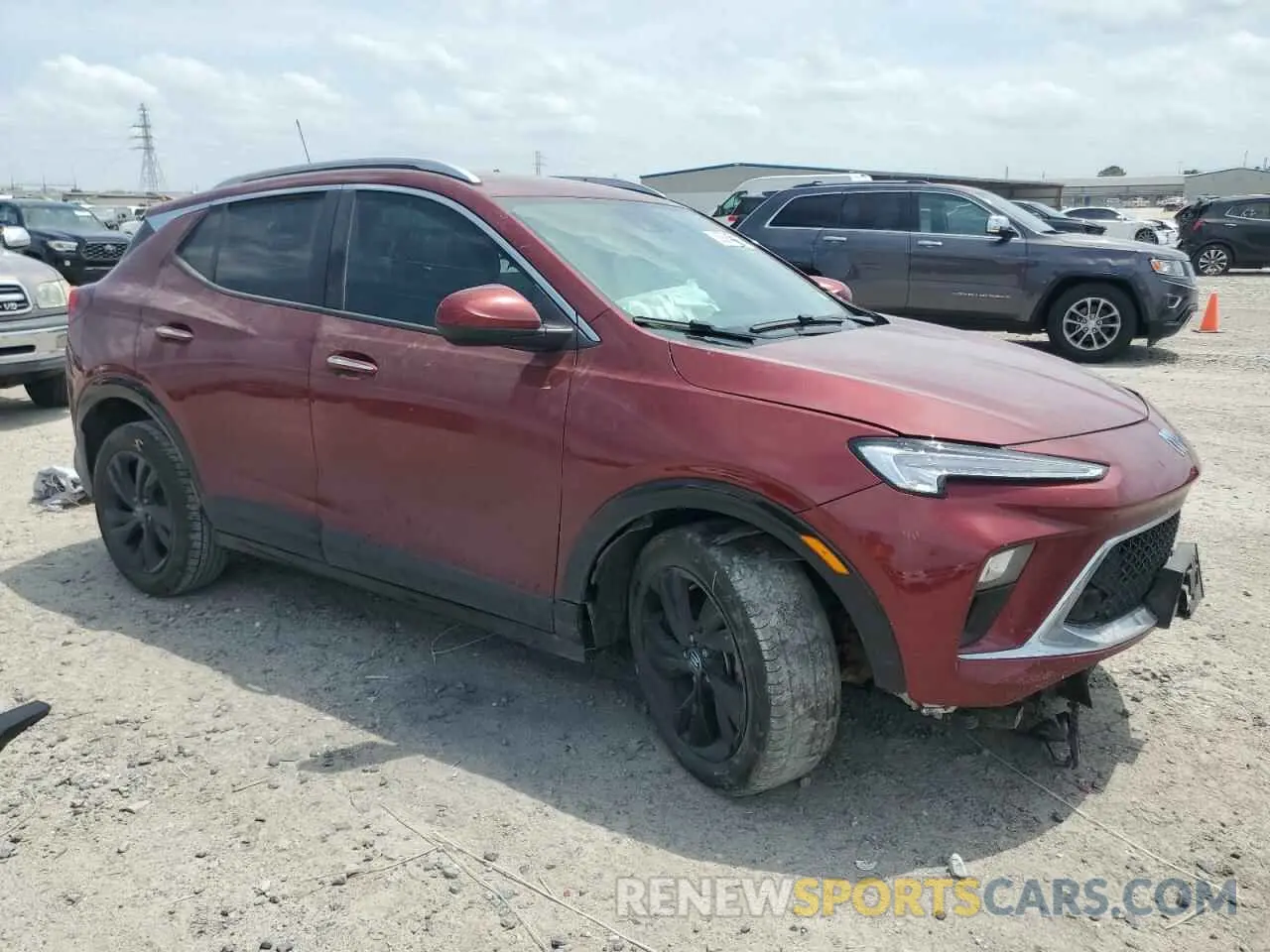 4 fotografías del automóvil dañado KL4AMDSL5RB002491 BUICK ENCORE 2024