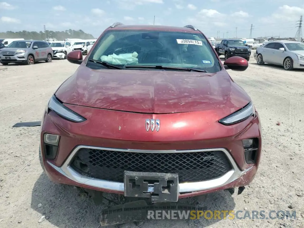 5 fotografías del automóvil dañado KL4AMDSL5RB002491 BUICK ENCORE 2024