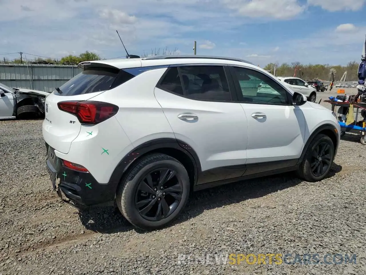 3 fotografías del automóvil dañado KL4AMDSL6RB157907 BUICK ENCORE 2024