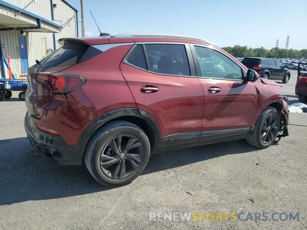 3 fotografías del automóvil dañado KL4AMDSL8RB131275 BUICK ENCORE 2024